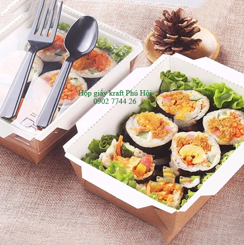 Hộp giấy đựng mì xào, nui, bún, phở khô