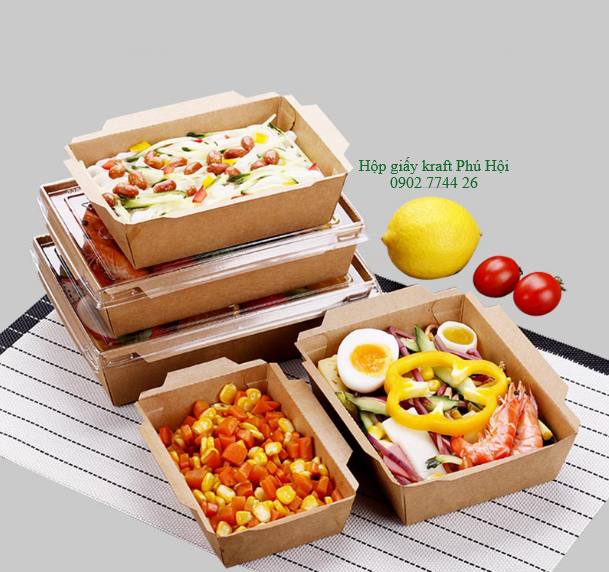 Hộp giấy đựng thức ăn mang đi – take away