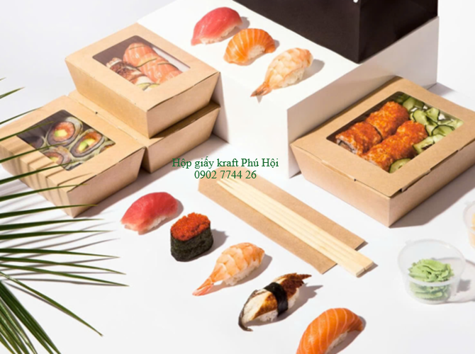 Hộp giấy đựng thức ăn mang đi – take away