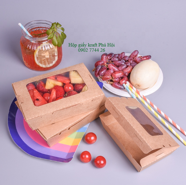 Hộp giấy đựng thức ăn nóng