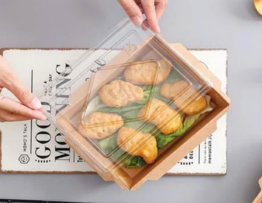 Hộp giấy Kraft đựng bánh ngọt, bánh mì