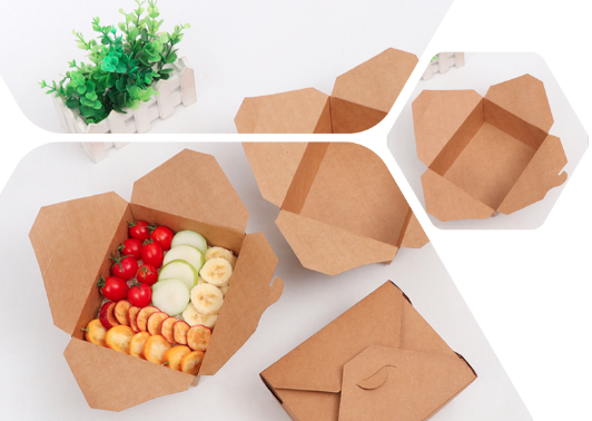 Hộp giấy Kraft đựng gà rán