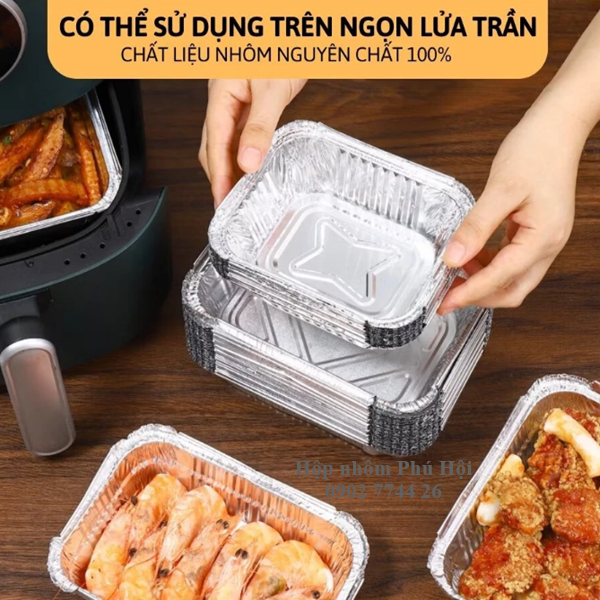 Hộp nhôm đựng thực phẩm 800ml