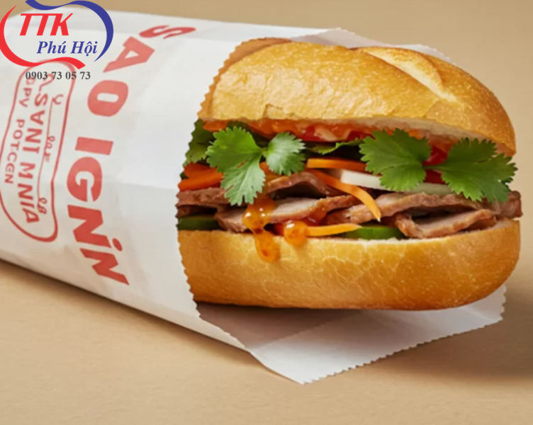 In bao bánh mì cho tiệm bánh mì