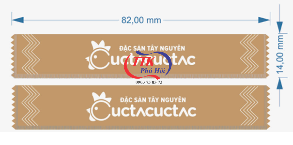 In bao tăm giấy kraft 
