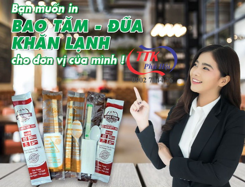 In combo muỗng đũa tăm giấy