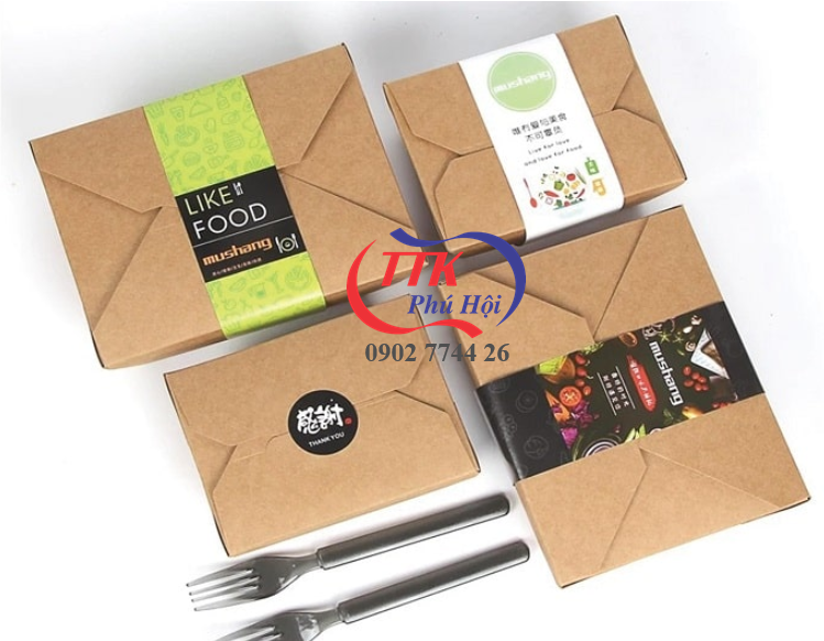 In hộp giấy đựng đồ ăn tại TP HCM