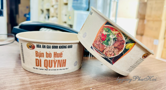 In tô giấy đựng bánh đa cá tại Quận 12 TP HCM