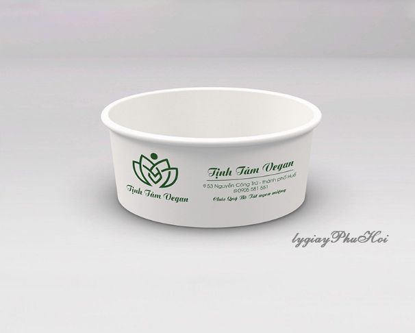 In tô giấy đựng bún riêu tại Quận 3 TP HCM