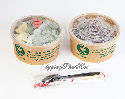 In tô giấy đựng phở tại Quận 4 TP HCM