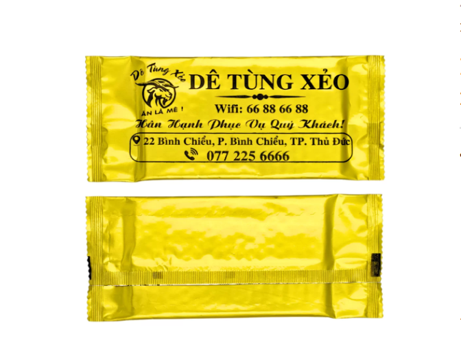 Khăn lạnh dùng trong quán cà phê