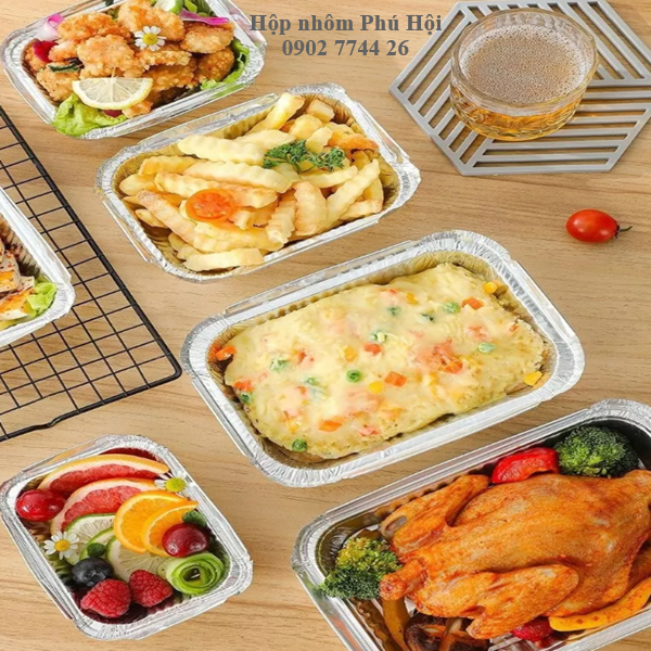 Khay bạc đựng thức ăn