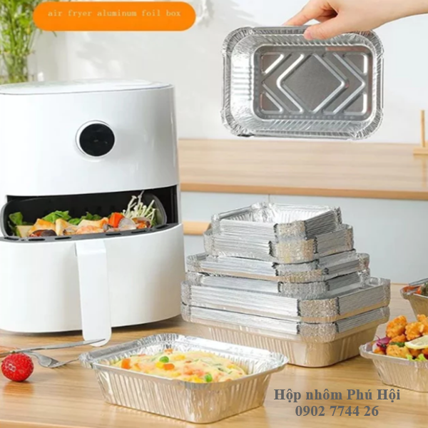 Khay giấy bạc đựng thực phẩm sống