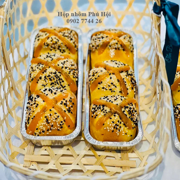 Khay giấy bạc nướng bánh mì
