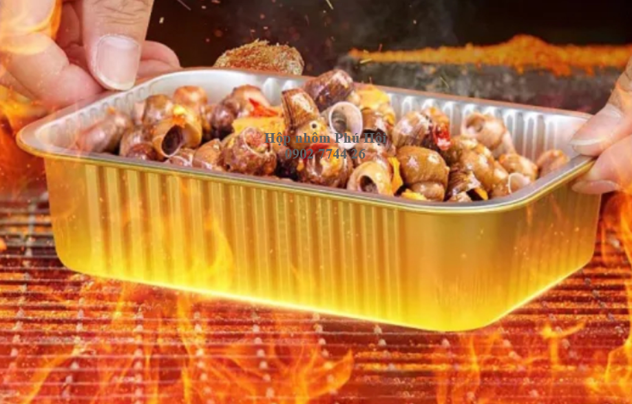 Khay giấy bạc nướng thực phẩm
