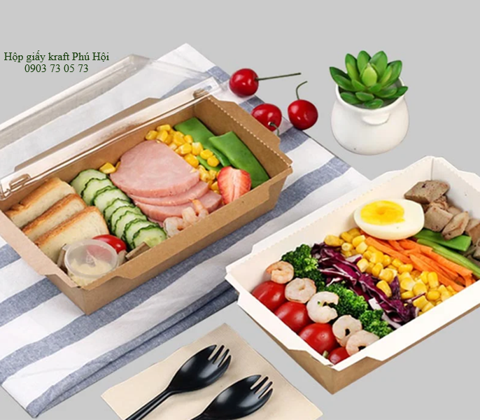 Khay giấy đựng thực phẩm 