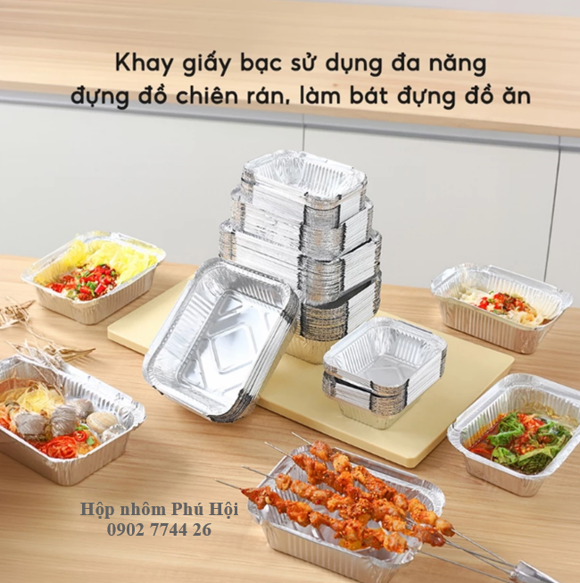 Khay nhôm dùng một lần