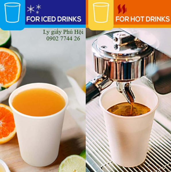 Ly giấy đựng cafe nóng tại Quận 2