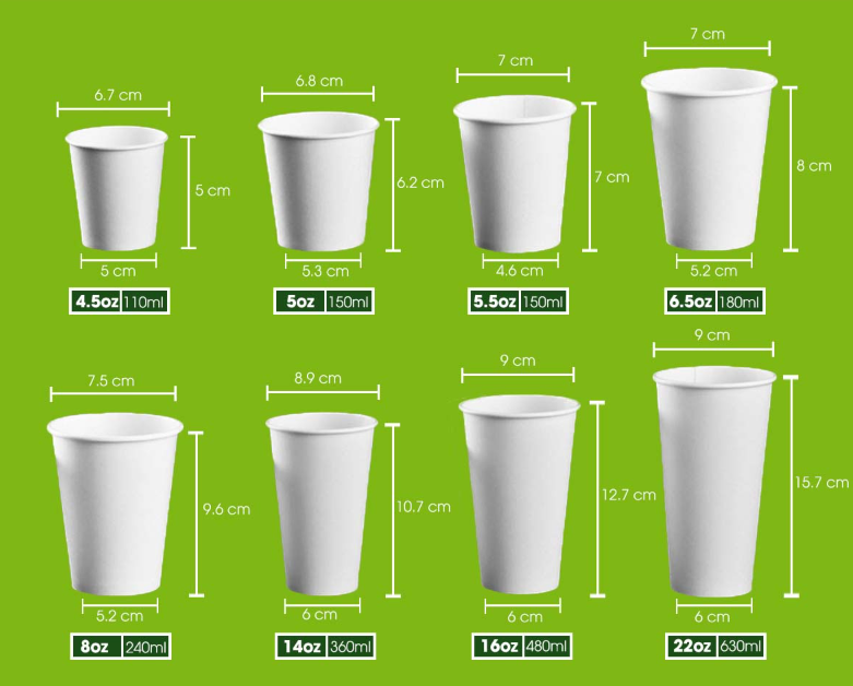 Ly giấy đựng cappuccino tại Quận 3