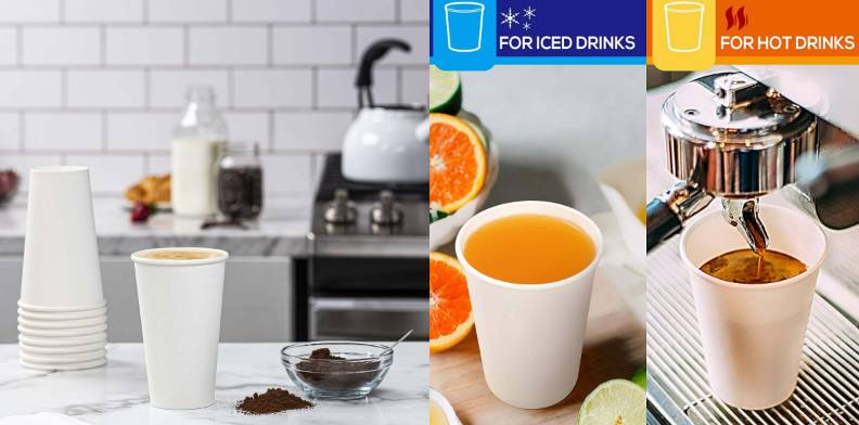 Ly giấy đựng cappuccino tại Quận 3