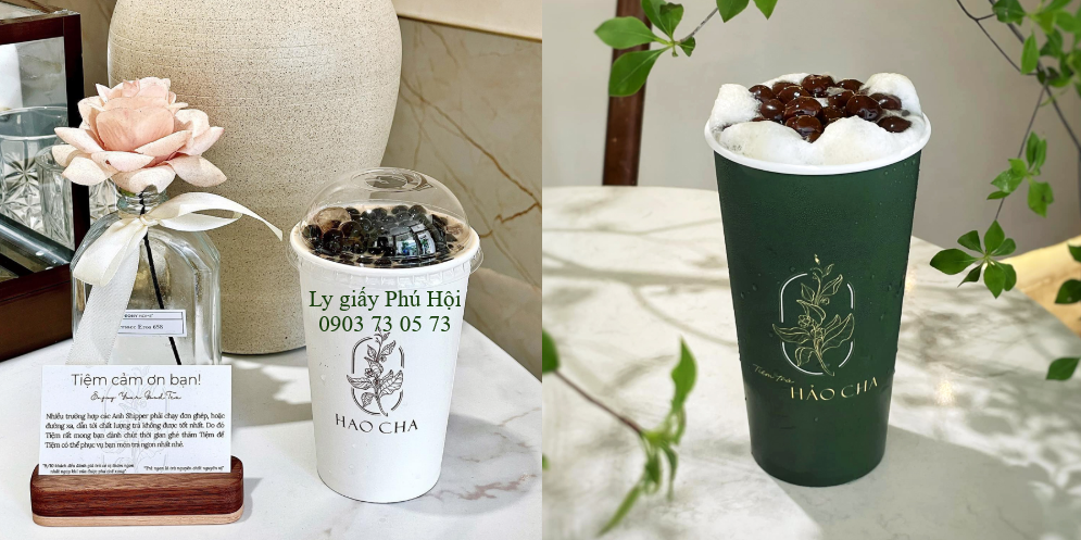 ly giấy đựng kem, sữa chua
