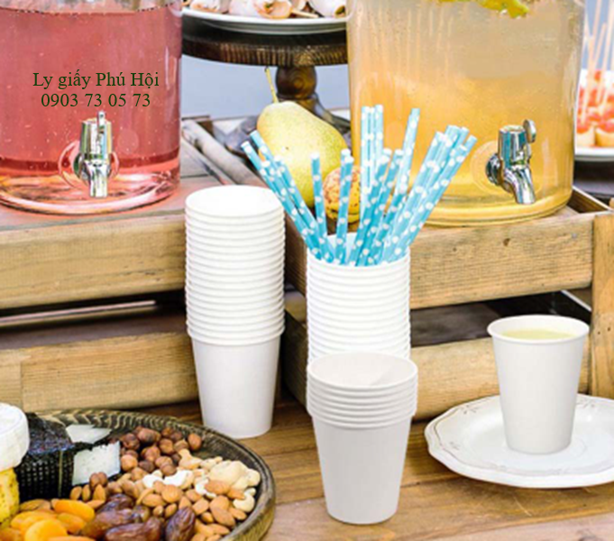 Ly giấy đựng nước ngọt, soda, sinh tố