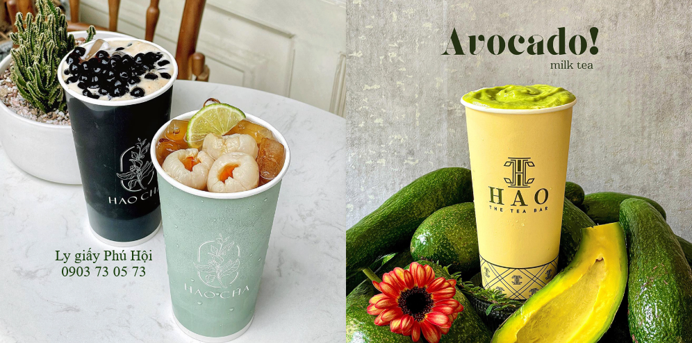 Ly giấy đựng nước uống mang đi – take away
