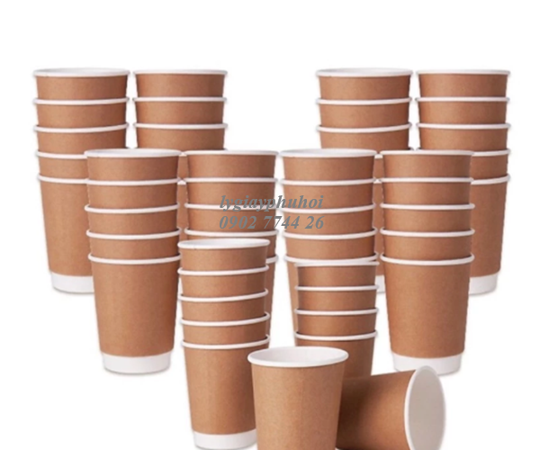 Ly giấy kraft đựng sữa chua, kem tươi, chè
