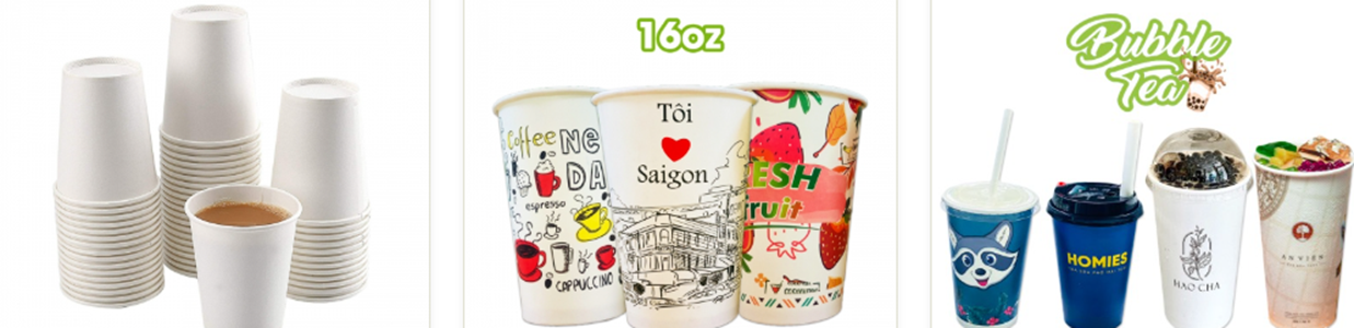 ly giấy Mẫu dùng thử, dùng làm ly uống thử