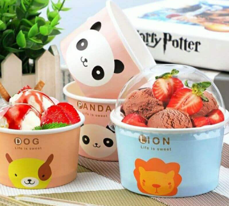 Tô giấy đựng trái cây, ngũ cốc, chè, kem
