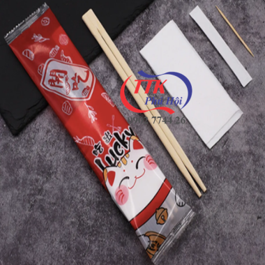 Bộ muỗng đũa tăm giấy