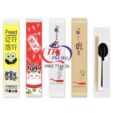 Combo 4 trong 1 muỗng đũa tăm giấy