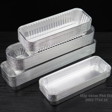Hộp nhôm dài nướng bánh 308, 405, 800ml
