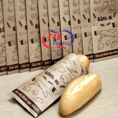 In bao bánh mì cho tiệm bánh mì