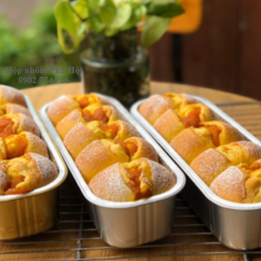 Khay giấy bạc đựng bánh mì, bánh ngọt