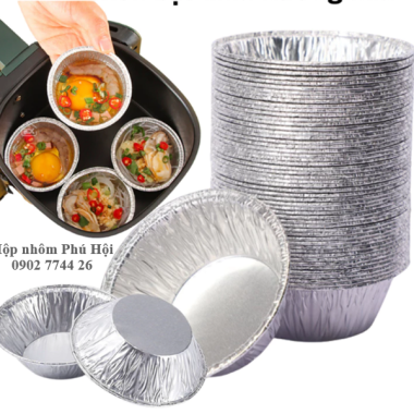 Khay giấy bạc nướng hàu